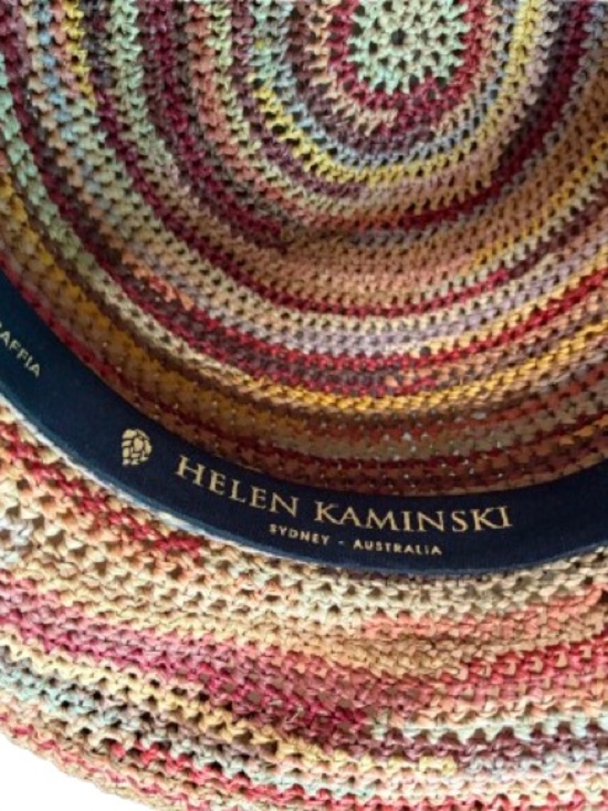 Helen Kaminski Multicolor Straw Sun Hat with Box main image 7